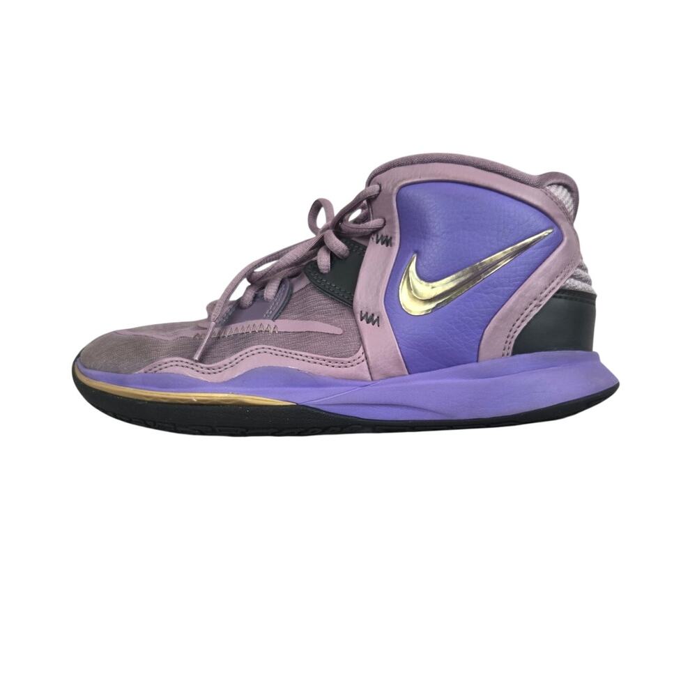 Nike Kyrie Infinity GS Amethyst Wave 6Y Basketball Sneakers Purple Gold Shoes